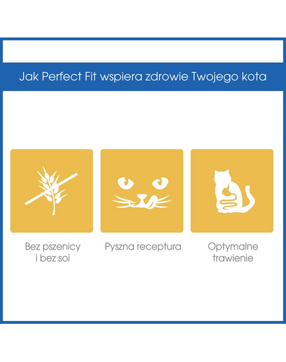 PERFECT FIT Sensitive 1+ pulykában gazdag eledel macskáknak 750 g