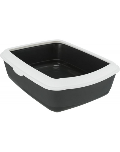 TRIXIE Classic sötétszürke/fehér macskaalom 37x15x47 cm-es alomtálca