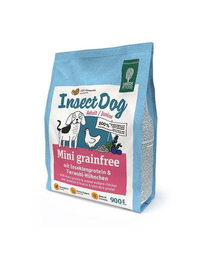 GREEN PETFOOD InsectDog Mini Grain free 900 g