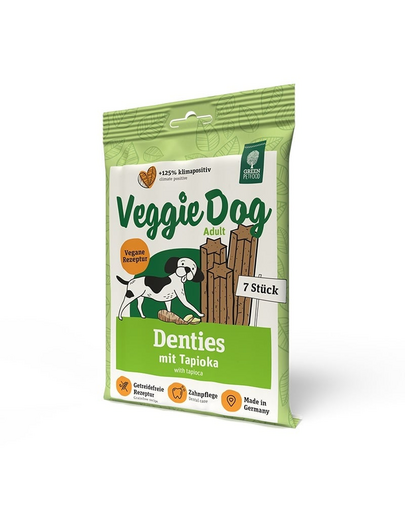 GREEN PETFOOD VeggieDog Denties vegán kutyafogó 180g