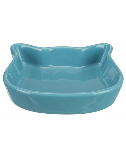 TRIXIE Kerámia tál macskafej alakban 250 ml 12 cm 12 cm