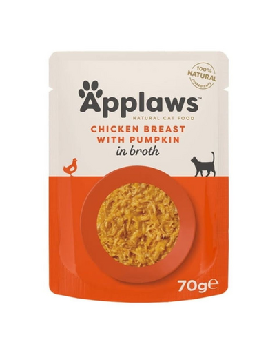 APPLAWS Tasak macskáknak, csirke és tök 70 g