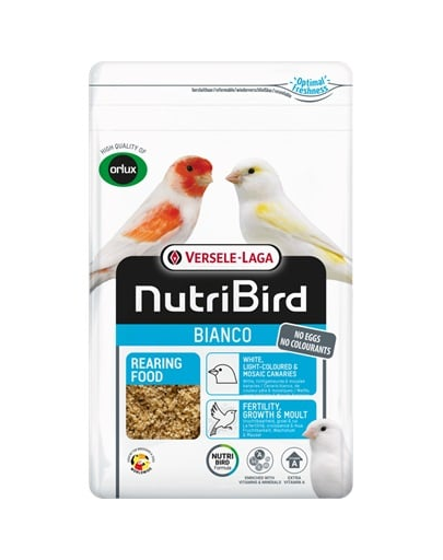 VERSELE-LAGA NutriBird Rearing Food Bianco 1kg suchy pokarm jajeczny dla białych ptaków