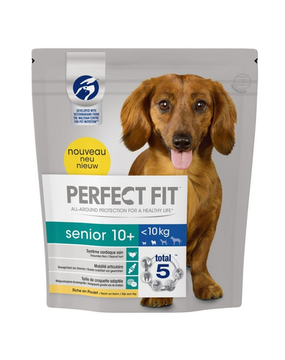PERFECT FIT (Senior) 5x825g Csirkében gazdag száraz kutyatáp