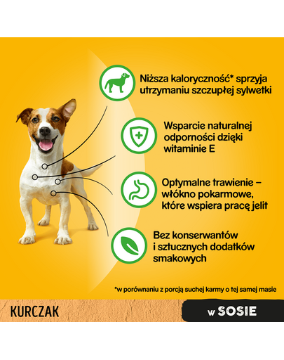 PEDIGREE Adult tasak 100g nedves eledel felnőtt kutyáknak csirkedarabokkal és zöldségekkel mártásban