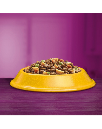 WHISKAS Adult 6x300 g száraz teljes értékű eledel ízletes csirkehússal felnőtt macskáknak