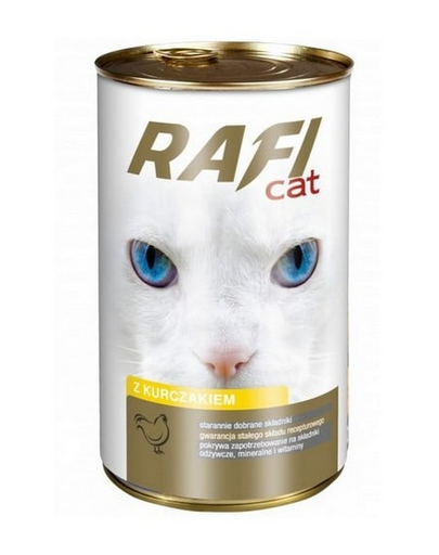 RAFI Adult Drób Mokra Karma dla kota 415 g