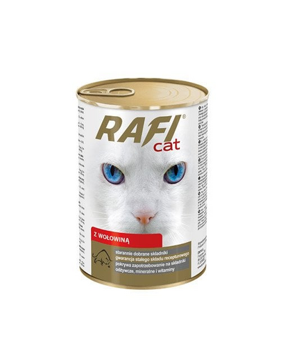Rafi Adult Wołowina Mokra karma dla kota 415 g