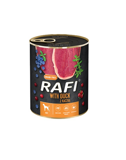 RAFI Duck z kaczką 800 g mokra karma dla psa