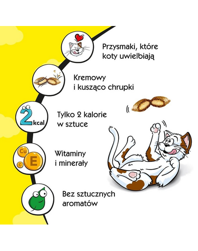 DREAMIES 60 g finom kacsával kényeztesse macskáját