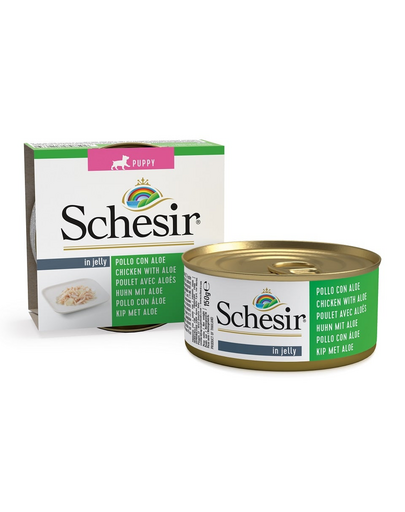 SCHESIR Csirke aloeveraval kölyökkutyáknak 150G