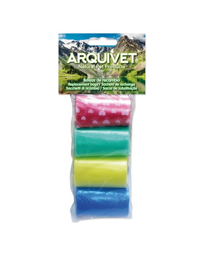 ARQUIVET Kutyapiszok zacskók 4 tekercs x 20 db