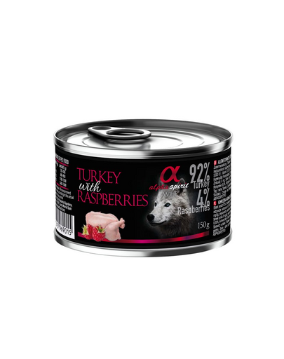 Turkey with raspberries Indyk z malinami 150 g x 12 szt.