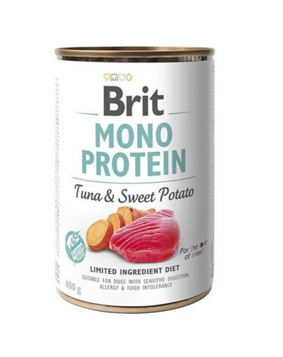 BRIT Mono Protein Tuna & Sweet Potato 400 g monoprotein carmatta és jamgyökér