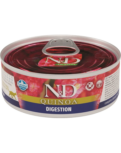 N&D Cat Quinoa Digestion mokra karma dla kotów na poprawę trawienia 80 g