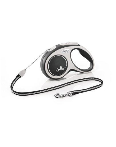 FLEXI New Comfort S Cord 5 m black automata póráz