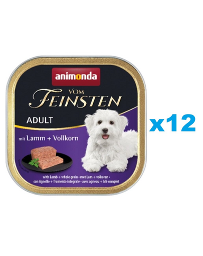 ANIMONDA Vom Feinsten Adult jagnięcina i ziarna 12 x 150 g