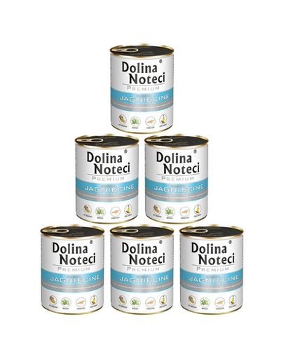 DOLINA NOTECI Premium Bogata W Jagnięcinę 6x800g