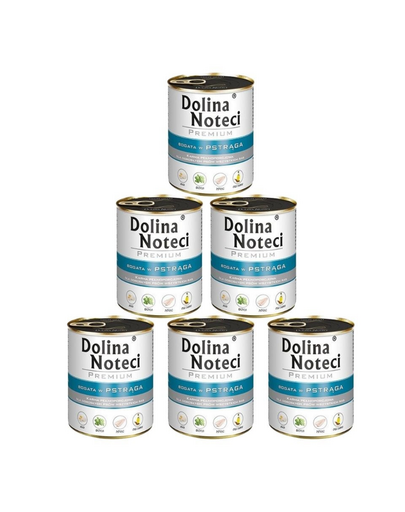 DOLINA NOTECI Premium Bogata W Pstrąga 6x800g