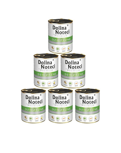 DOLINA NOTECI Premium Bogata W Dziczyznę 6x800g