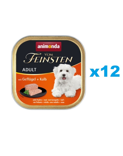 ANIMONDA Vom Feinsten Drób i cielęcina 12x150 g