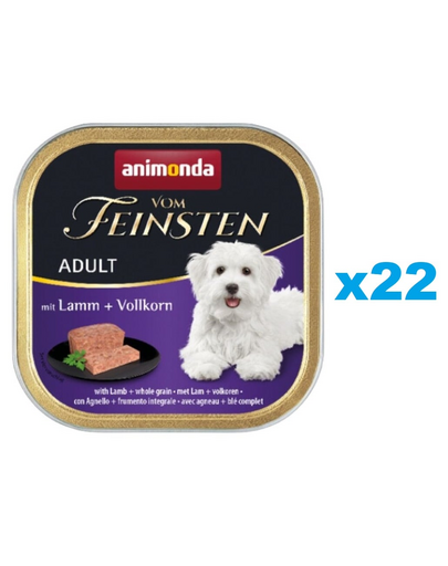 ANIMONDA Vom Feinsten Adult jagnięcina i ziarna 22 x 150 g