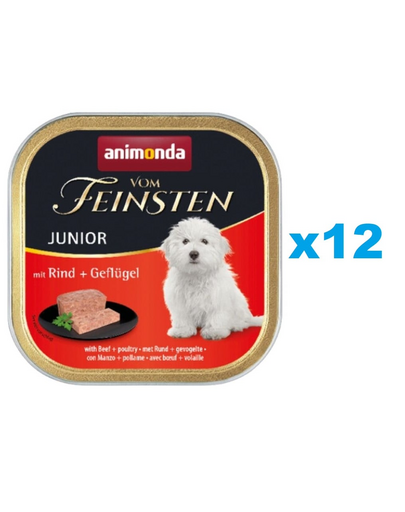 ANIMONDA vom Feinsten Junior wołowina i drób 12x150g