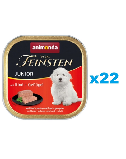 ANIMONDA vom Feinsten Junior wołowina i drób 22x150g