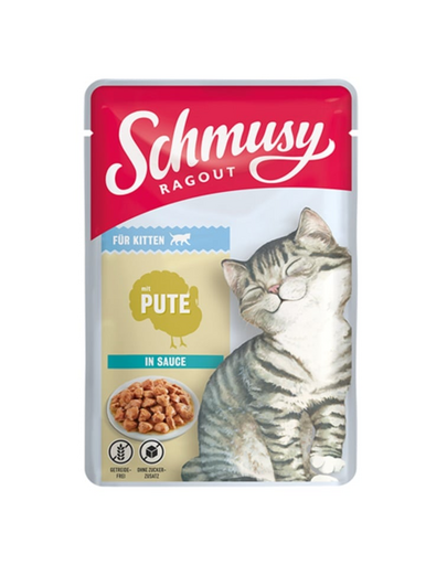 RAGOUT z indykiem w sosie dla kociąt 100 g