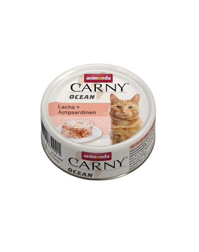 Carny ocean łosoś sardynki 0.08 kg