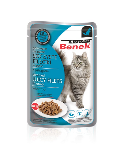 Super Fileciki w sosie z pstrągiem 85 g