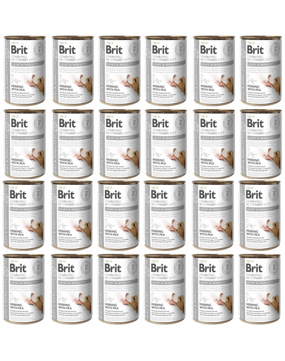 BRIT Veterinary Diet Dog Joint & Mobility karma na stawy dla psa 24x400 g