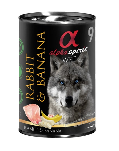 Rabbit with banana Królik z bananem 400 g