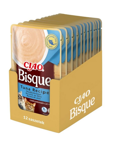 INABA CIAO Bisque Zupa krem z tuńczyka dla kotów 12x40g