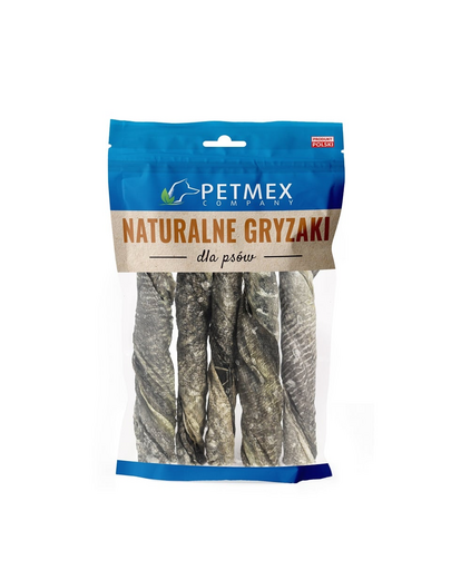 PETMEX Csukaszín bőr twist 100g