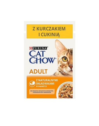 Adult Kurczak z cukinią 85 g w galarecie