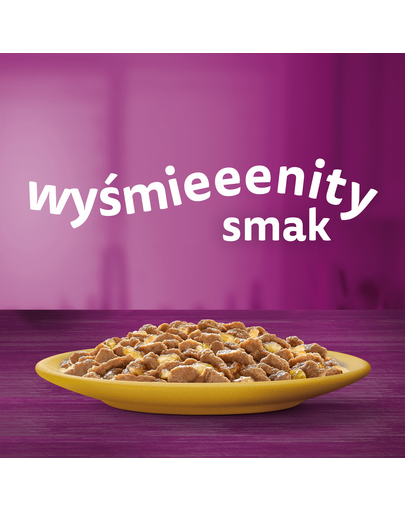 WHISKAS Junior saszetka 85g mokra karma dla kociąt z kurczakiem w galaretce