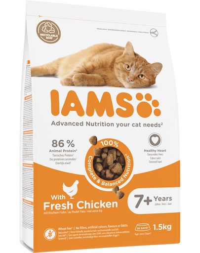 For Vitality Cat Senior Chicken 1.5 kg