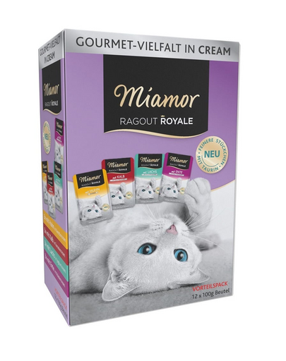 Ragout Royale Multibox 12 x 100 g smaki rybne i mięsne w kremie