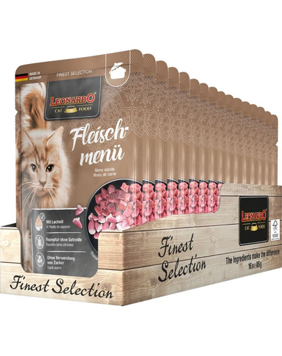 Finest Selection Mięsne menu dla kota 16 x 85 g