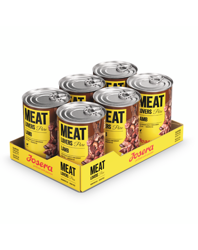 JOSERA Meatlovers Pure Jagnięcina 6x800 g
