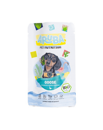 Dog Organic Gęś, brokuły, jagody i topinambur 100 g