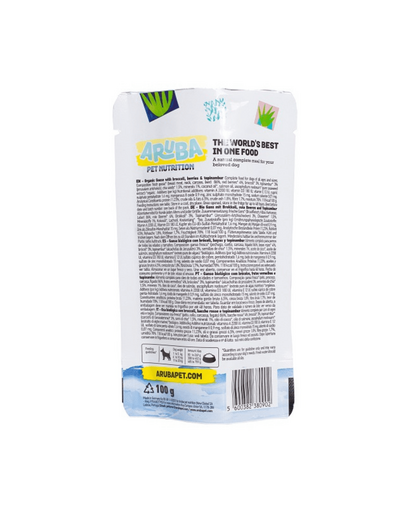 ARUBA Dog Organic Gęś, brokuły, jagody i topinambur 100 g