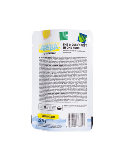 ARUBA Cat Koza, dynia, cukinia i spirulina 70 g
