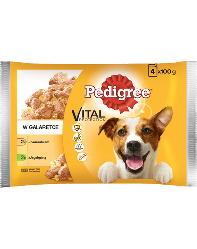 Vital Protection jagnięcina i kurczak w galaretce 52 x 100 g