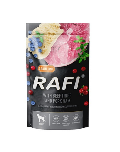 Rafi żołądki wołowe z szynką saszetka 500 g