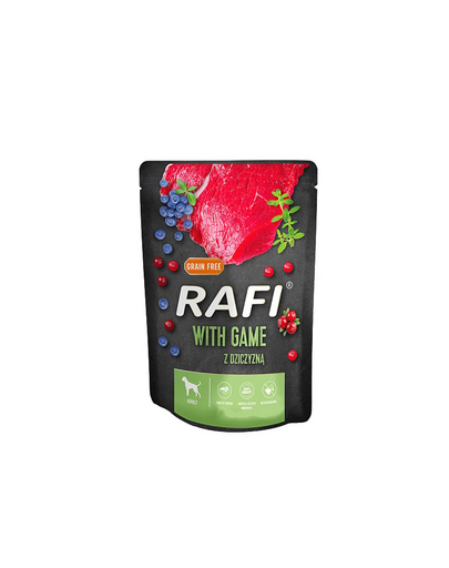 Rafi z dziczyzną saszetka dla psa 300 g