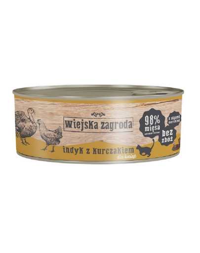 Kitten Indyk i kurczak 85 g puszka dla kociąt