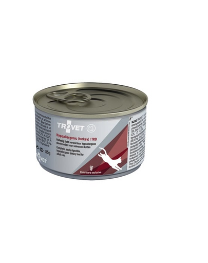 TROVET Hypoallergenic Turkey TRD macskák számára pulyka 200 g