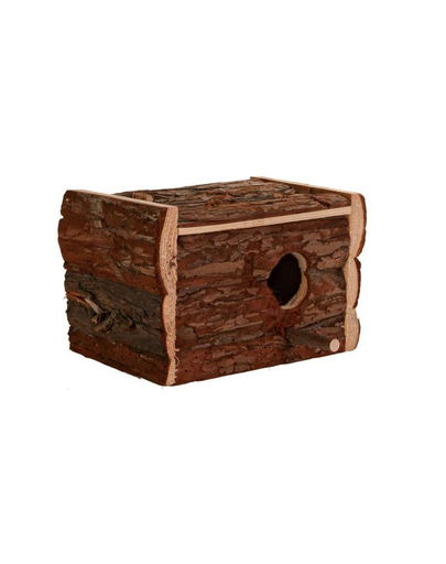 Domek drewniany dla papug 21 x 13 x 12 cm